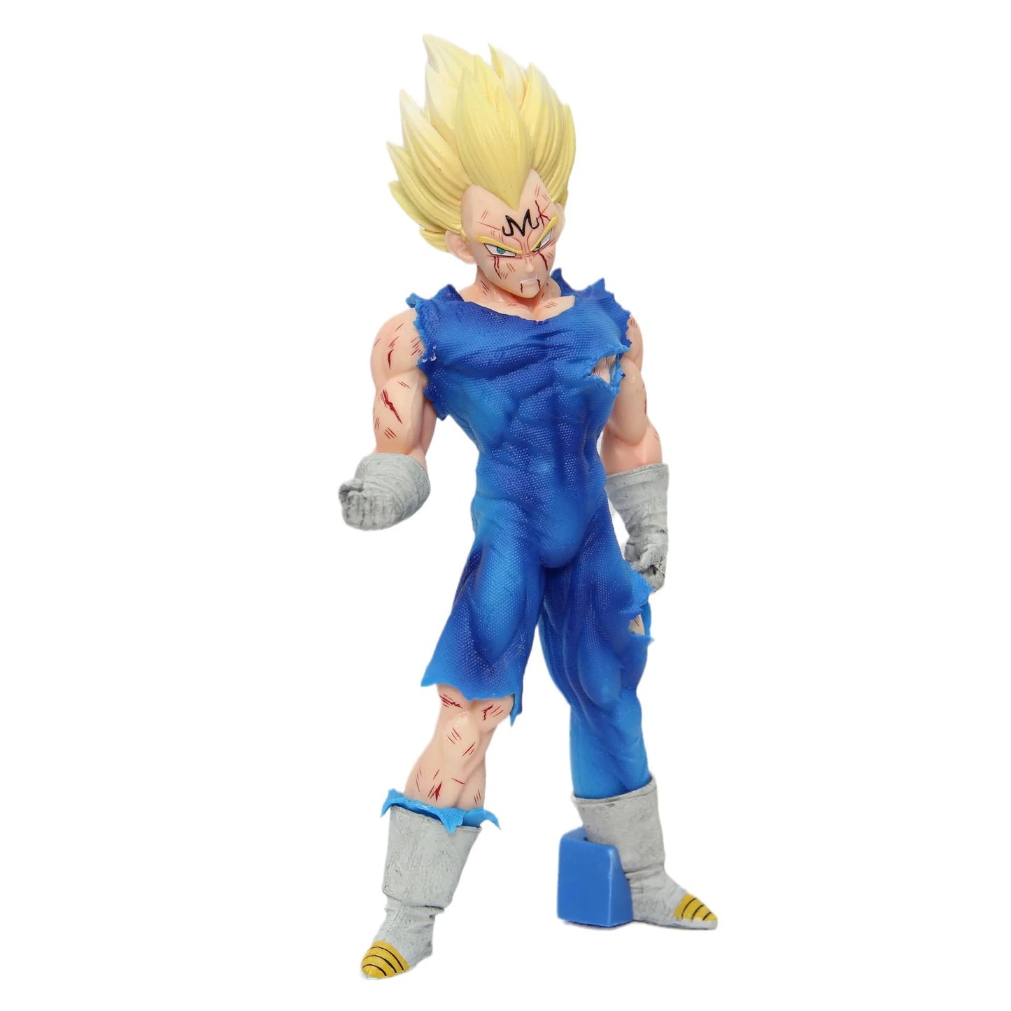 8" Anime Dragon Ball Vegeta Action Battle Damage Statue Anime Figurine PVC Model