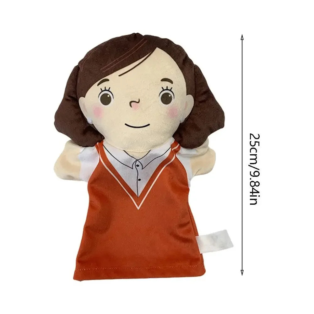 Family Hand Puppet Grandparents Parents Son Daughter Doll Plush Gloves Parent-child Interaction Story Telling Hand Puppets