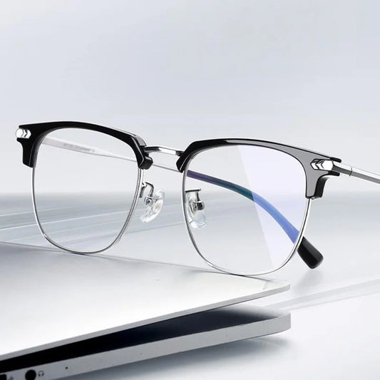 Blue Light Blocking Glasses Square Eyewear Computer Screen Protection for Office Work
