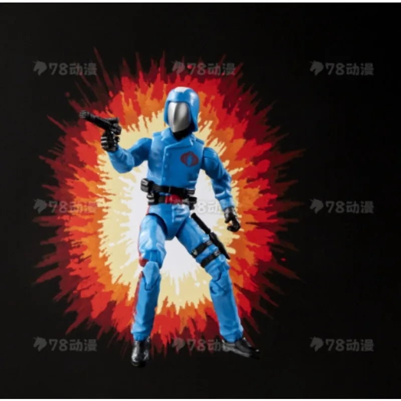 Original Hasbro G.I. Joe Classified Series Retro Collection Cobra Commander Anime Figures Toys Models Collection