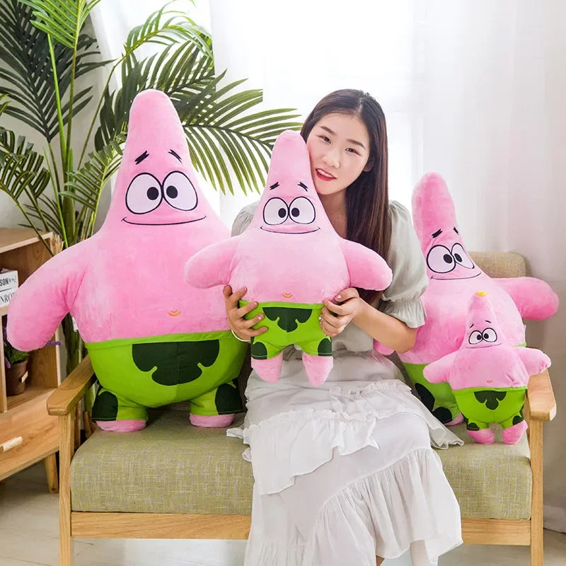 Big Size Cute SpongeBob Patrick Star Cushion Very Soft Hug Cartoon Anime Pillow