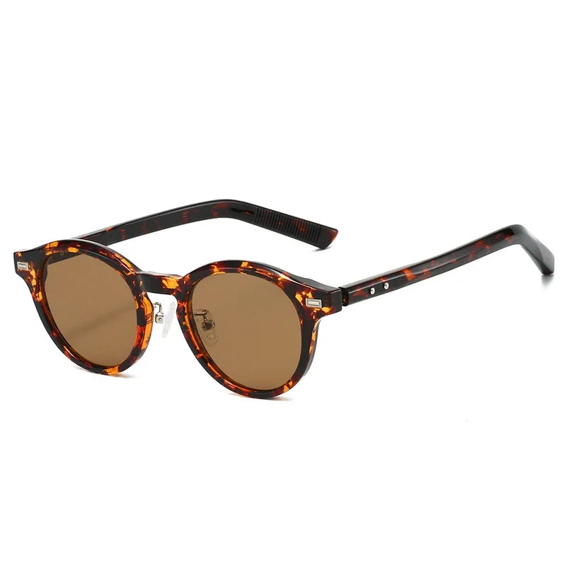 JNPCXI New Vintage TR Round Frame Sun Glasses Fashion High Quality Sunglasses Men Women UV400 Goggles Shades Eyewear