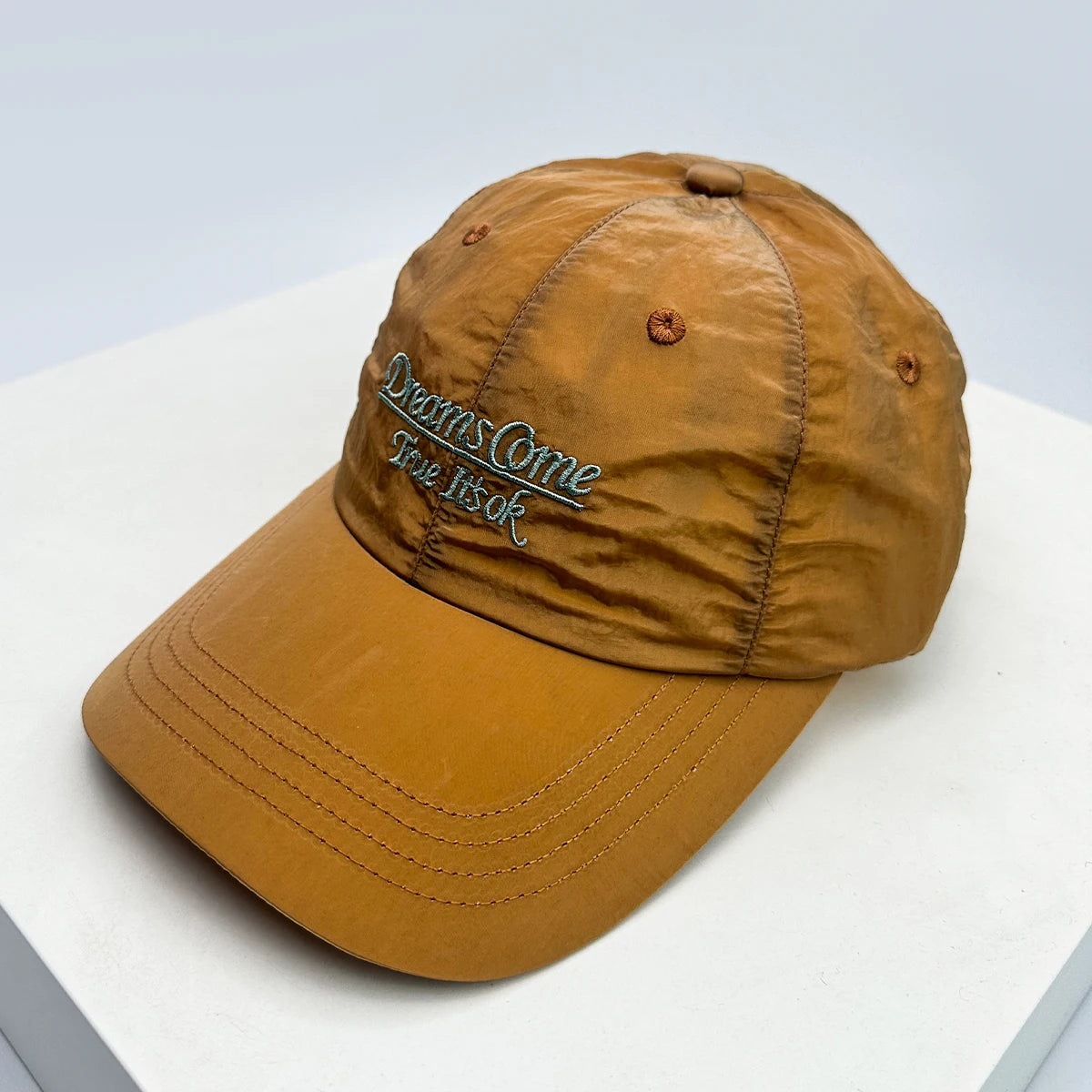 New Unisex Korean Quick Drying Embroidered Letters Baseball Hats Breathable Outdoor Sunshade Peaked Caps Versatile Fashion ins