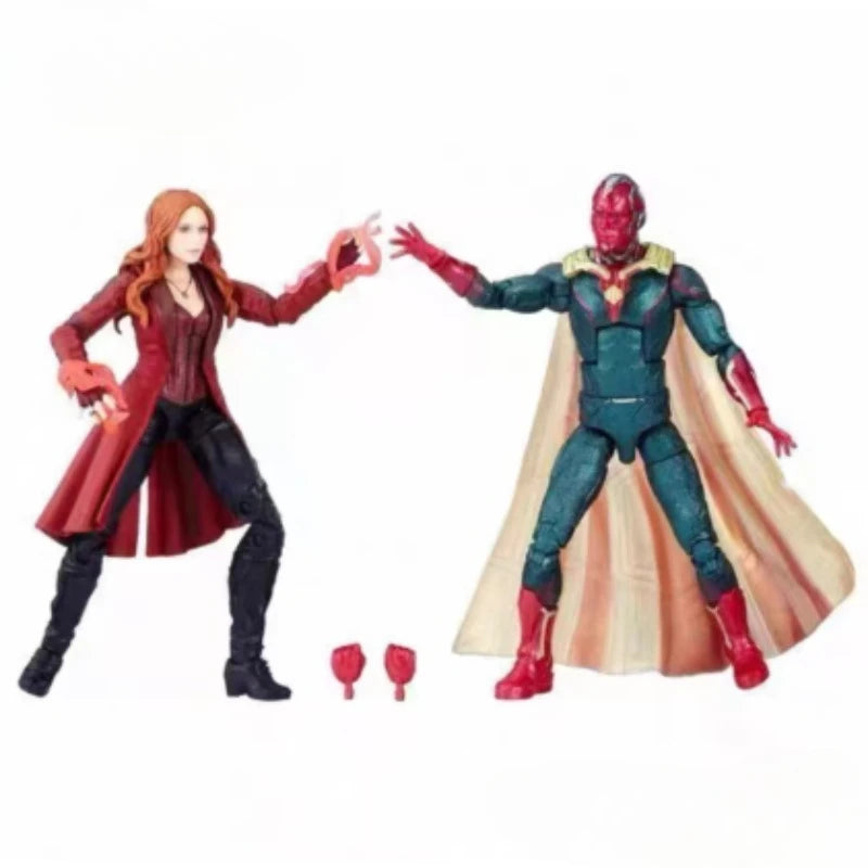 Original Hasbro Marvel Legends Series Avengers Infinity War SCARLET WITCH MARVEL'S VISION Anime Figure Toy Collection Model