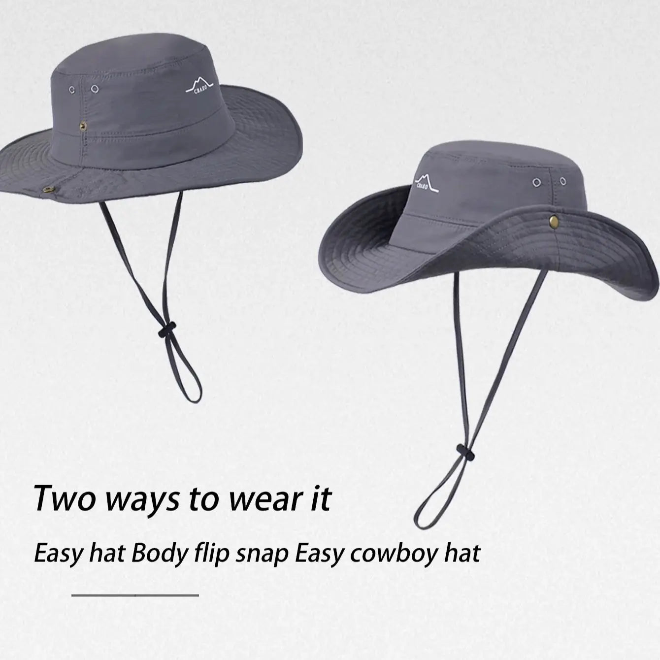 9260New waterproof quick-drying fisherman hat summer large overhang protection hat for men and women outdoor mountaineering fish
