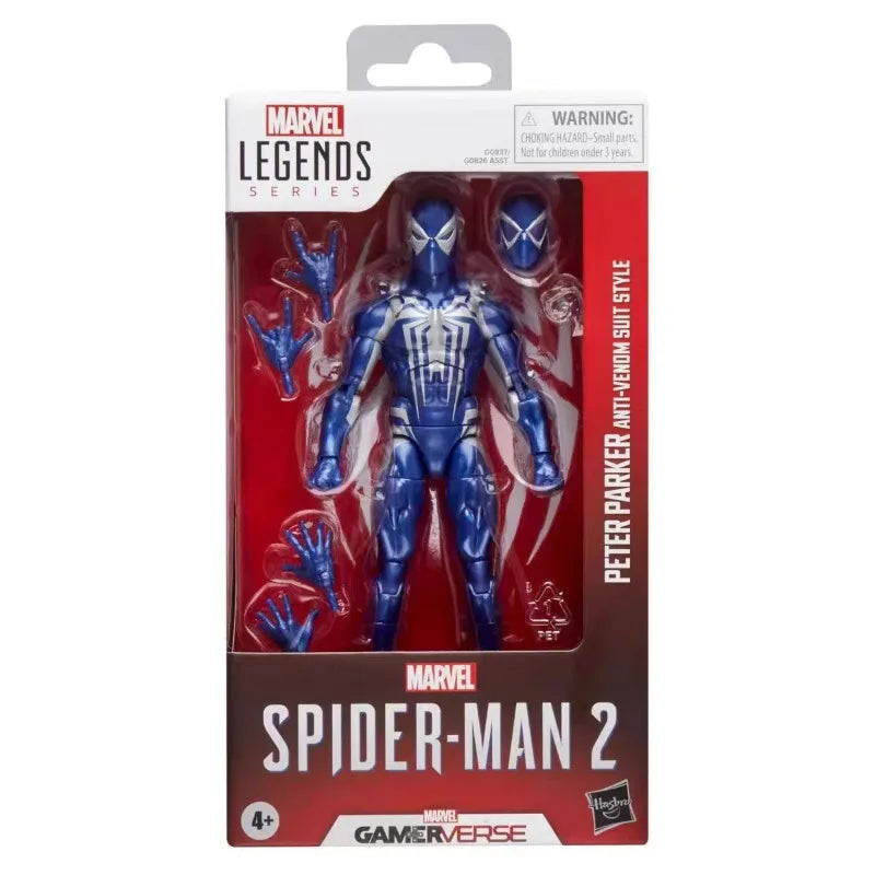 Original Hasbro Marvel Legends Series Gamer Verse Spider-Man 2 Peter Parker ANTI VENOM SUIT STYLE Action Figure Collection Toys