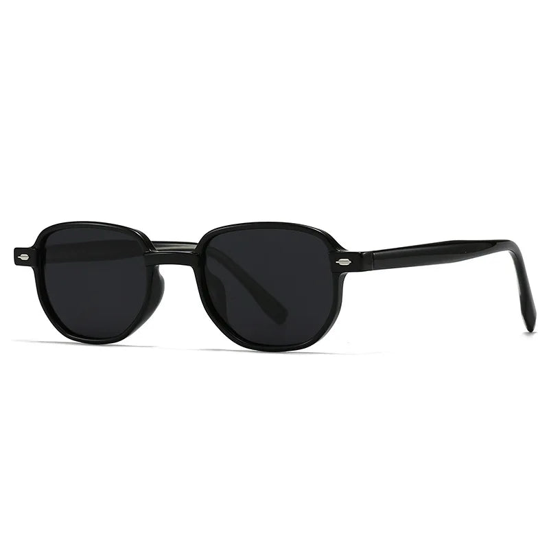 JNPCXI Retro Rivets Square Women Luxury Sunglasses Fashion Leopard Shades UV400 Men Green Sun Glasses