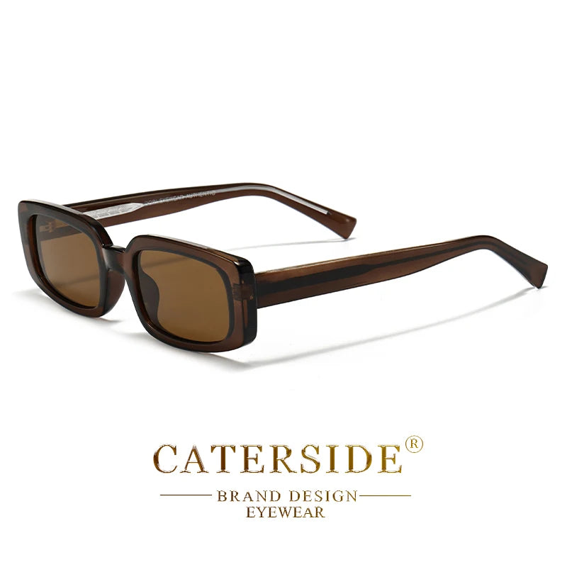 CATERSIDE Punk Sunglasses Men Classic Polygon Design Sun Glasses Woman Party Outdoor Travel Beach Ideal Choice for Gifts