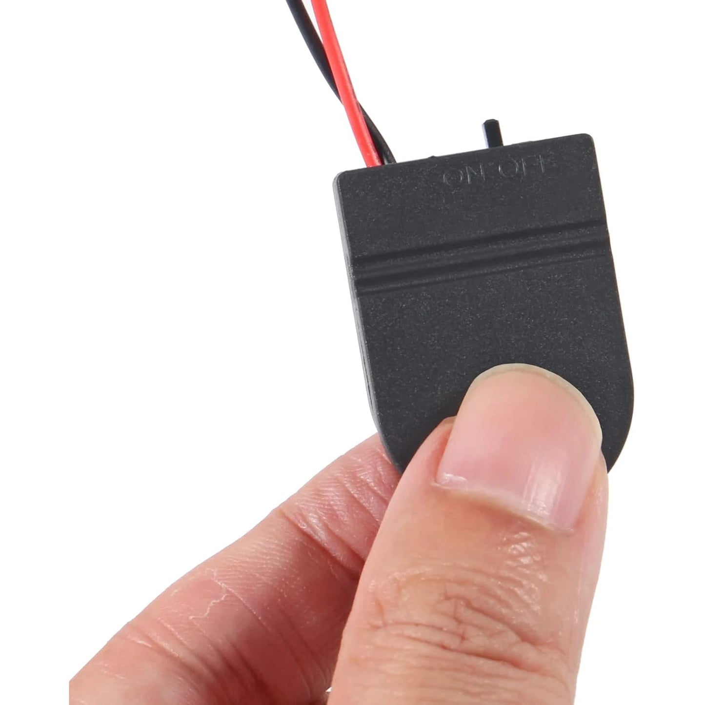25PCS Battery Holder Coin Cell Holder, 1 x 3V CR2032 Battery Holder,Button Battery Holder with Line On Off Switch