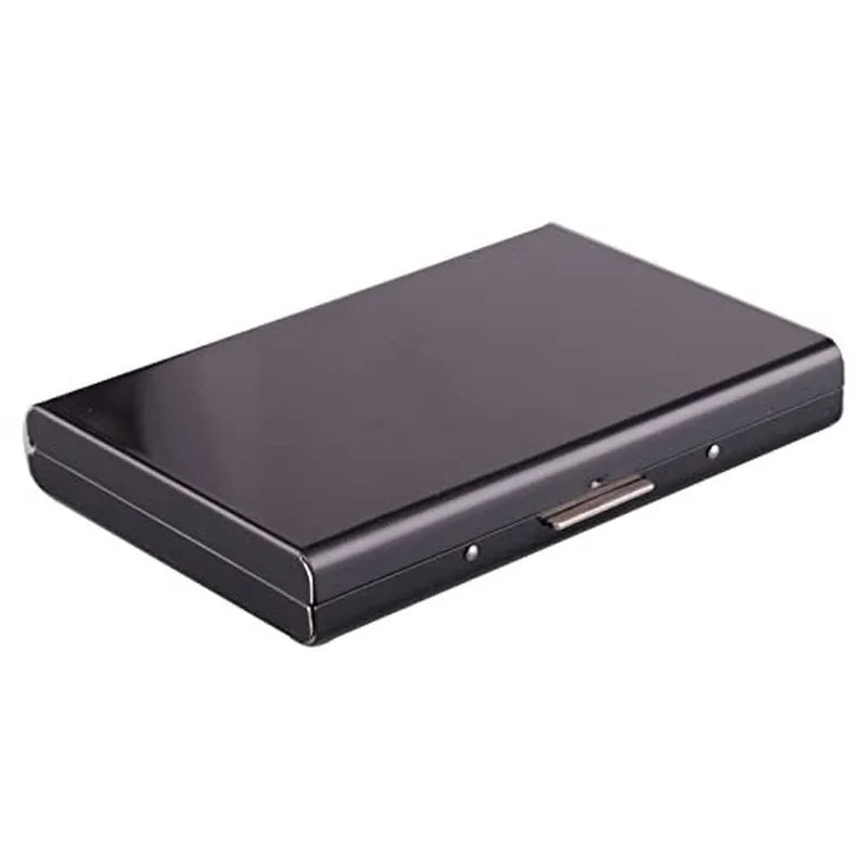 Color Slim AntiRFID Metal Wallet Men Minimalist Credit Card Holder Aluminum Case