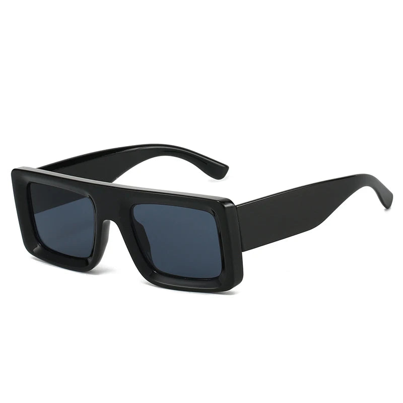 JNPCXI New Square Sunglasses Women Shades UV400 Retro Trending Rivets Men Gradient Sun Glasses