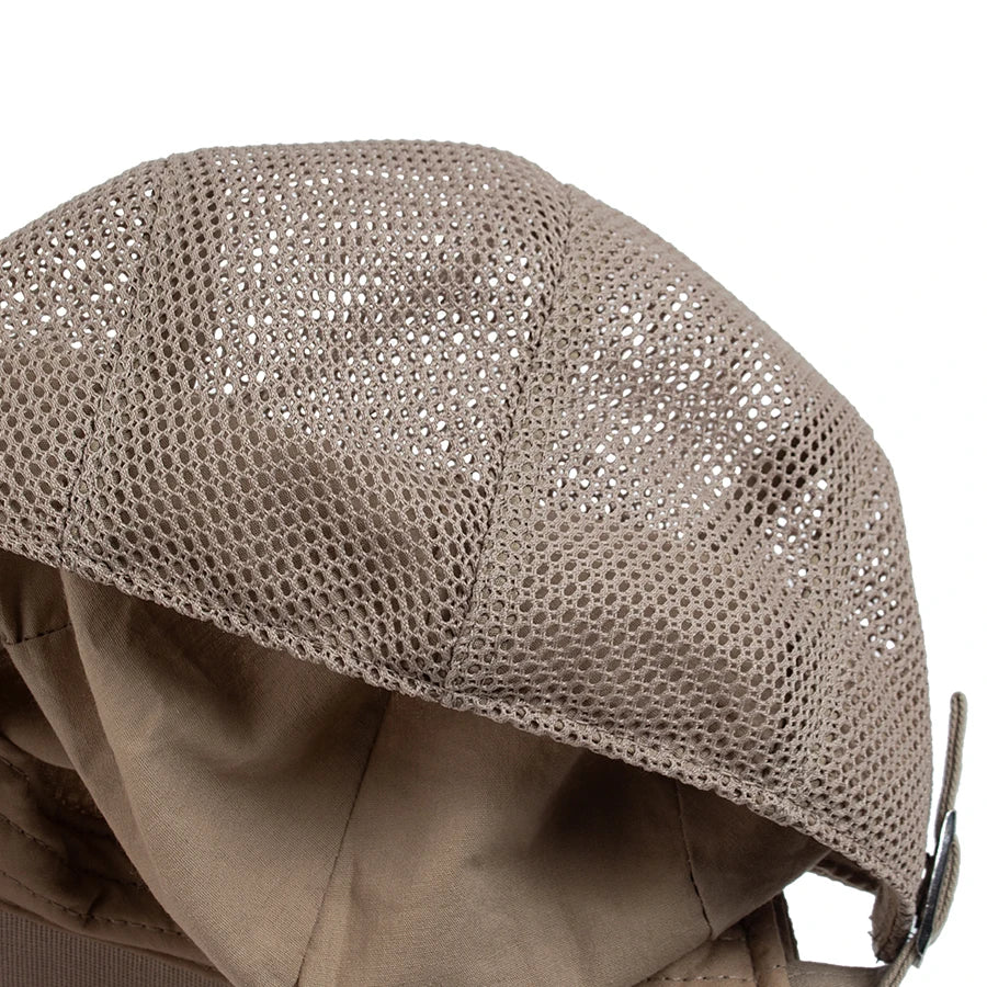 Fashion Men Beret Summer Breathable Mesh Flat Cap Outdoor Casual Women Sun Visor Hat Vintage Newsboy Caps Female Berets Unisex