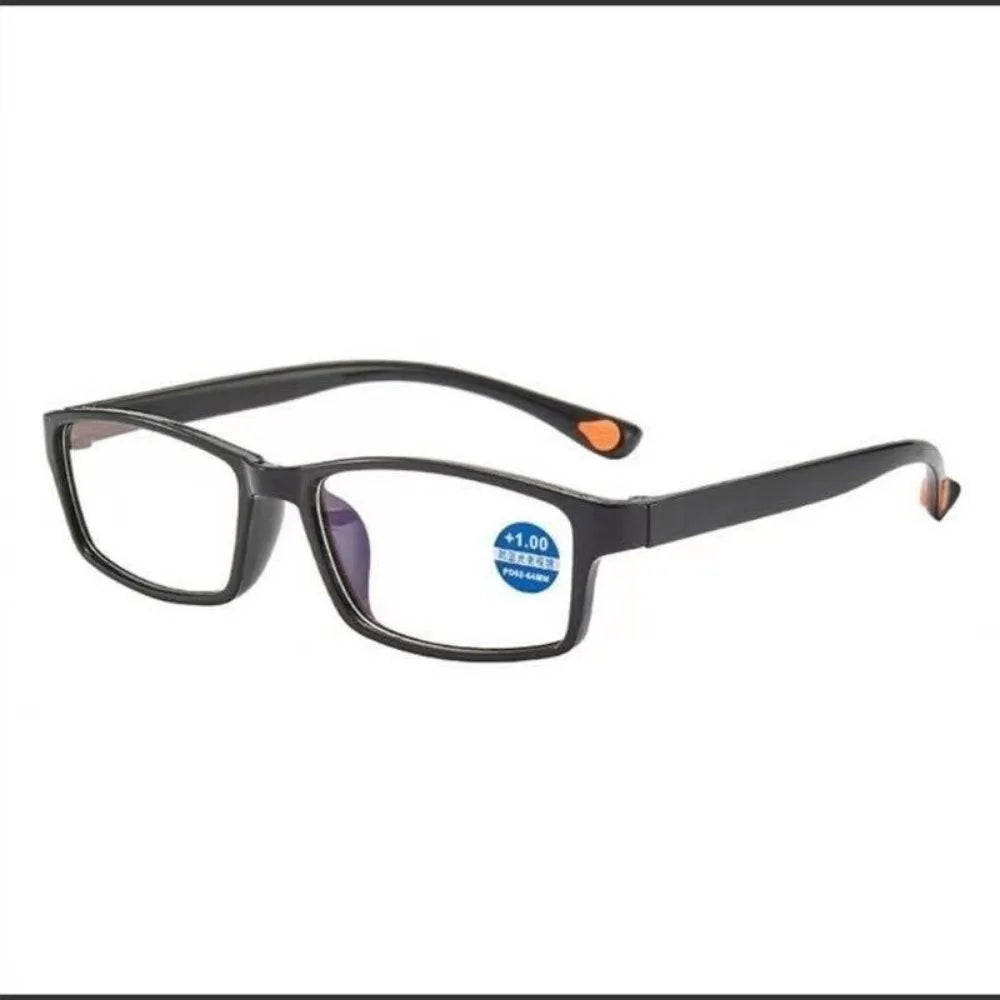 HD Anti-blue Light Anti-fatigue Reading Glasses for Men and Women Fashion Ultra-light Portable Reading Glasses