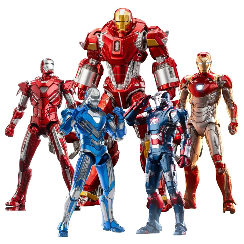 ZD Toys IronMan Action Figures MK1-7 MK17 MK33 MK85 War Machine Legend Avengers