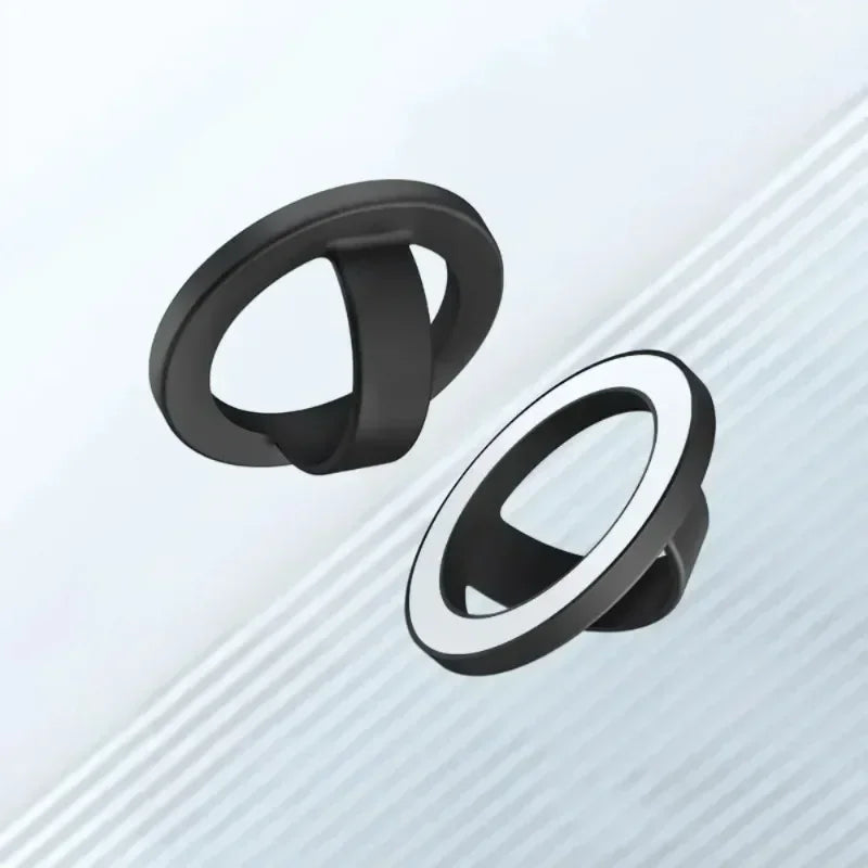 Silicone Magnetic Ring Phone Stand Free Delivery Of Magnetic Rings 360° Rotation Lazy Finger Holder For iPhone 16 -12 Pro Max