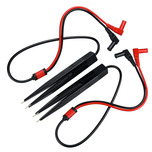 2PCS SMD LCR Chip Test Clip Capacitance Inductor Resistance Test Clip Meter Lead Probe Multimeter Tweezer