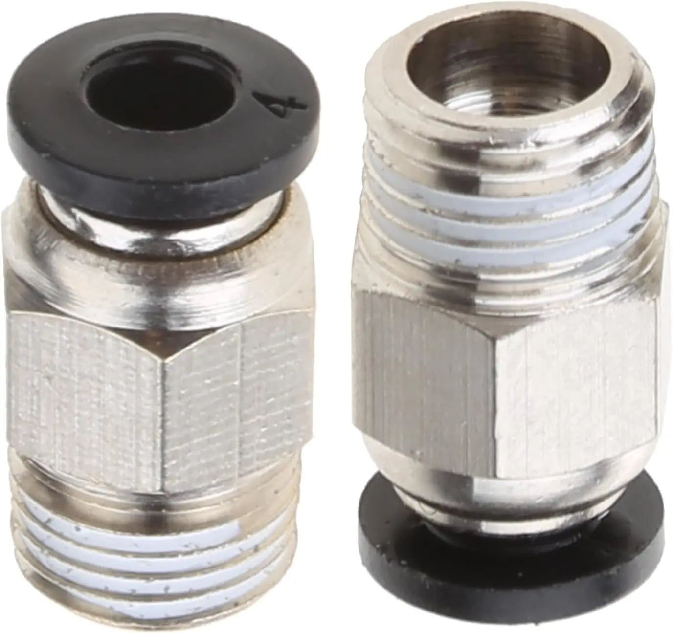 PC4-M10 Male Straight Pneumatic PTFE Tube Push in Quick Fitting Connector for E3D V6 Long-Distance Bowden Extruder 3D Printer