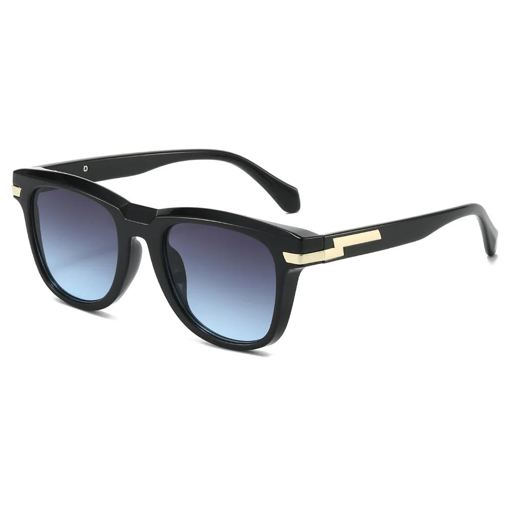 JNPCXI New Ins Popular Fashion Square Men Sunglasses Retro Brand Designer Gradient Shades UV400 Women Punk Trending Sun Glasses
