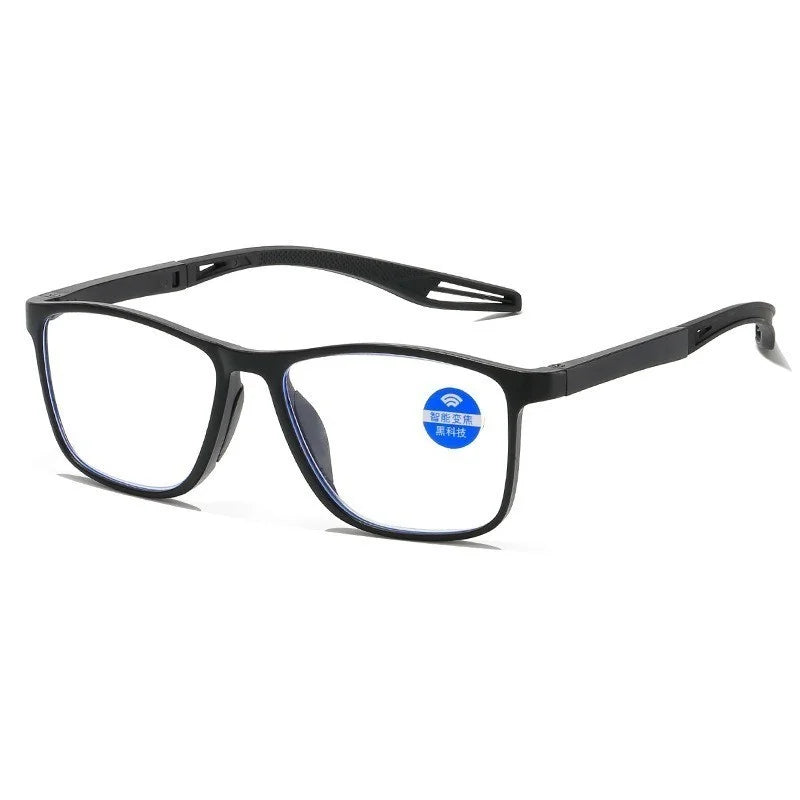 3pcs Casual Square Anti Blue Light Glasses Lightweight Non-slip for Outdoor & Daily Work