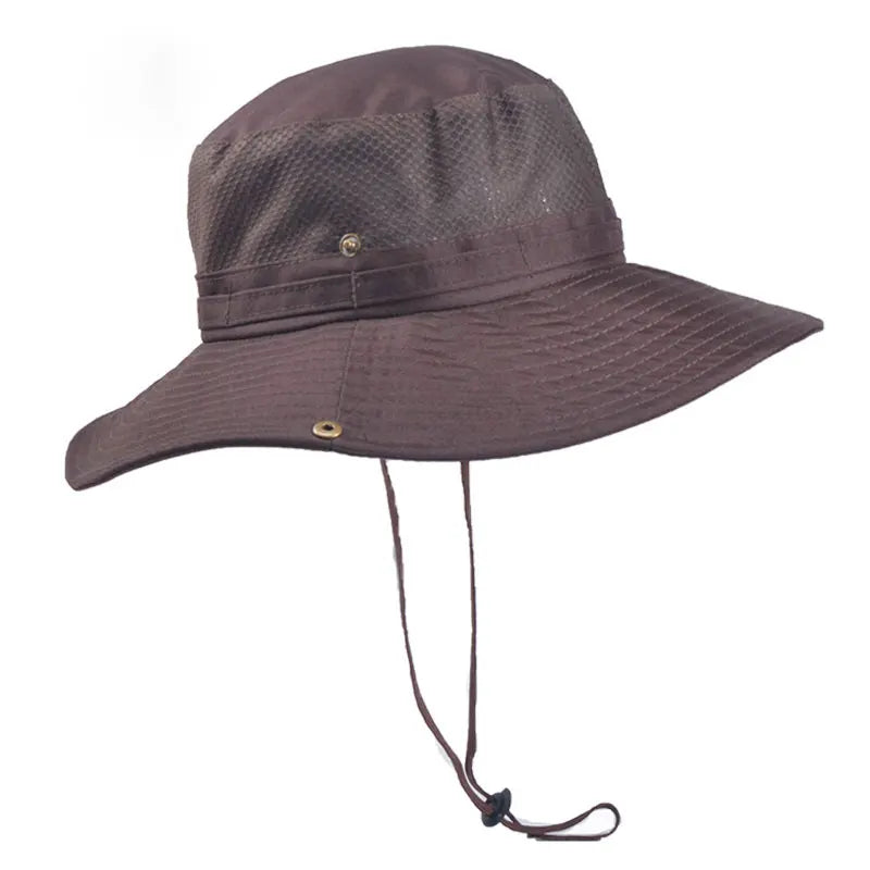Xinbaoguan 100% Polyester 9044 Summer Outdoor Sunshade and Sunscreen Sun Hat Fishing Fisherman Hat Men's and Women's Benny Hat