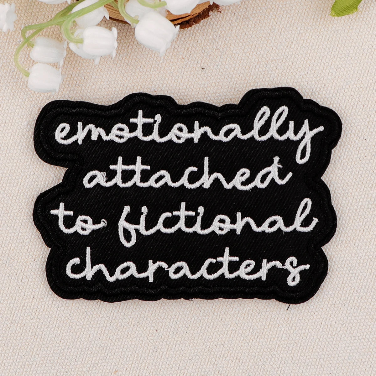 Funny Quotes Embroidered Patches For Clothing Thermoadhesive DIY Jackets Iron on Patches For Clothes Letters Sew Stickers