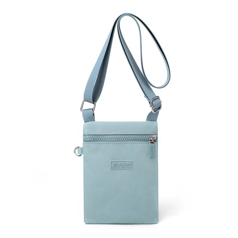 Canvas New and Mini Nylon Phone Zero Version Mobile Sweet Korean Bag Neck Versatile Fresh Shoulder Girl Bag Cross-body Purse