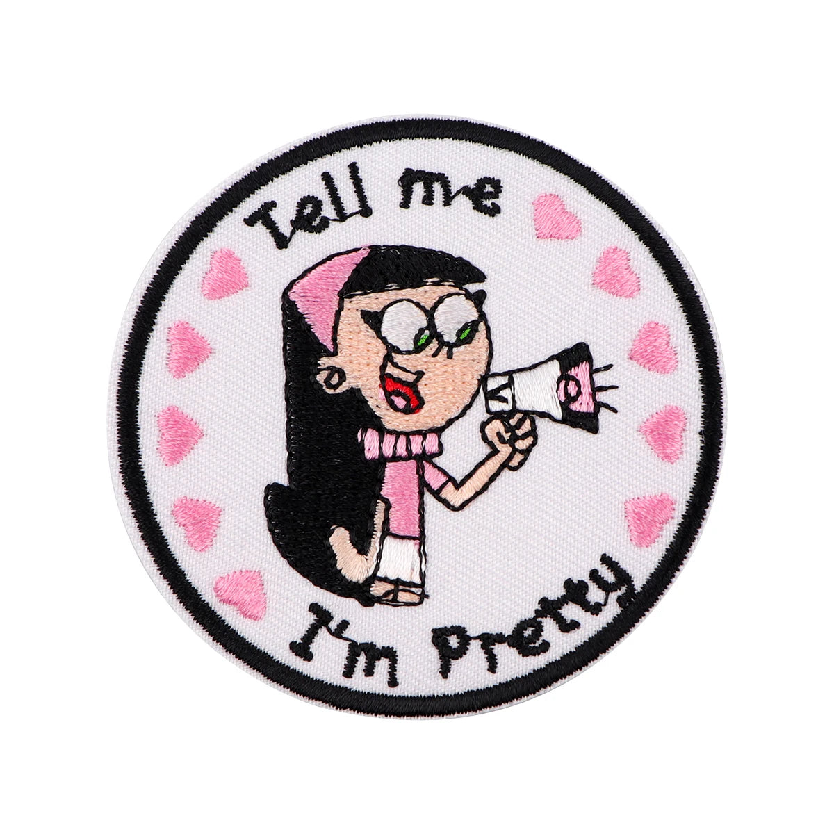 Pretty Girl Patch Cartoon Embroidered Patches For Clothes DIY Iron On Patches For Clothing Patches On Clothes Sew
