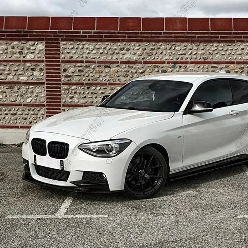 For BMW 1 Series F20 F21 118i 120d 120i M135i LCI M Sport  2012-2014 Car Front Bumper Lip Spoiler Splitter Diffuser Bodykits