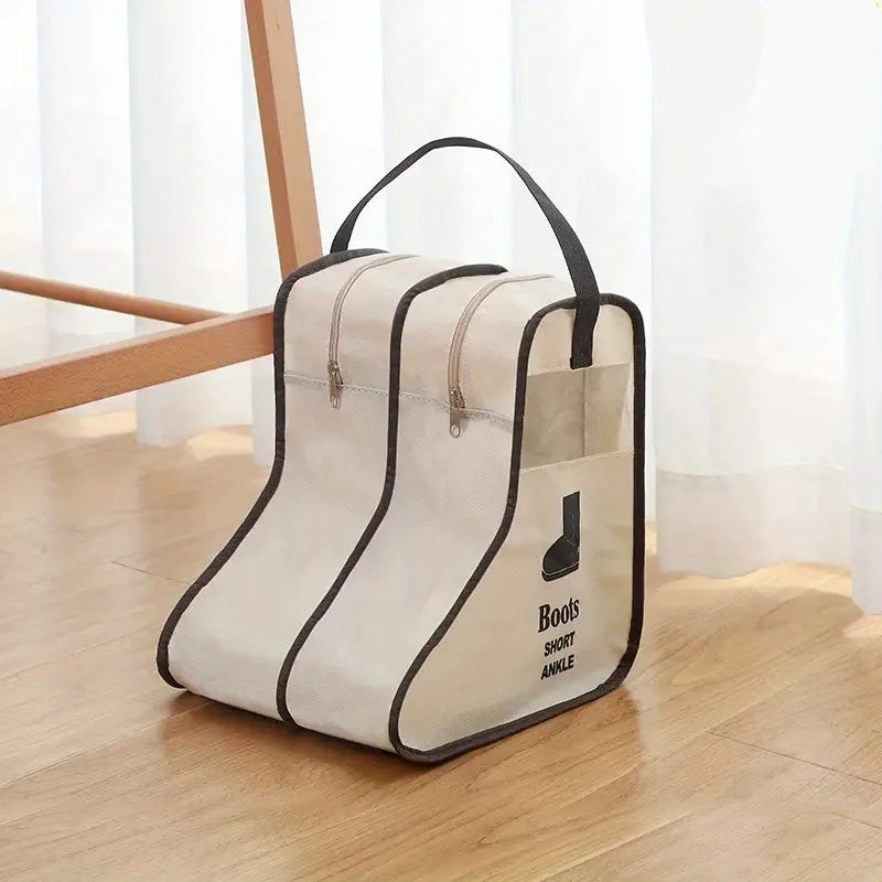 1pc Multi-Functional Boot Storage Bags with Handles, Shoe Protector Bags Suitable for Long and Short Boots - Lightweight Design