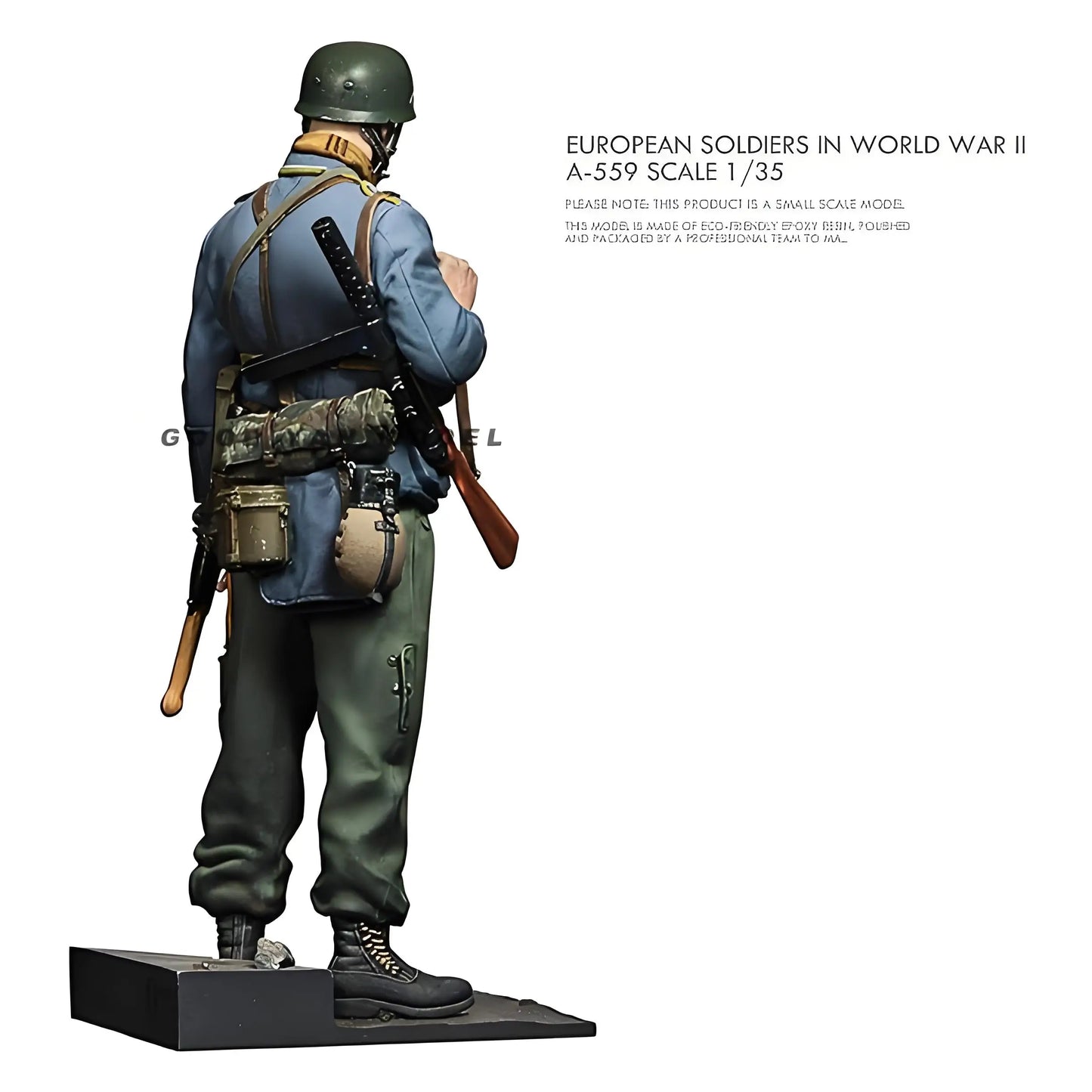 1/35 Resin Figure Model Kit EU Soldier World WAR IIA-558 Unassembled & Unpainted