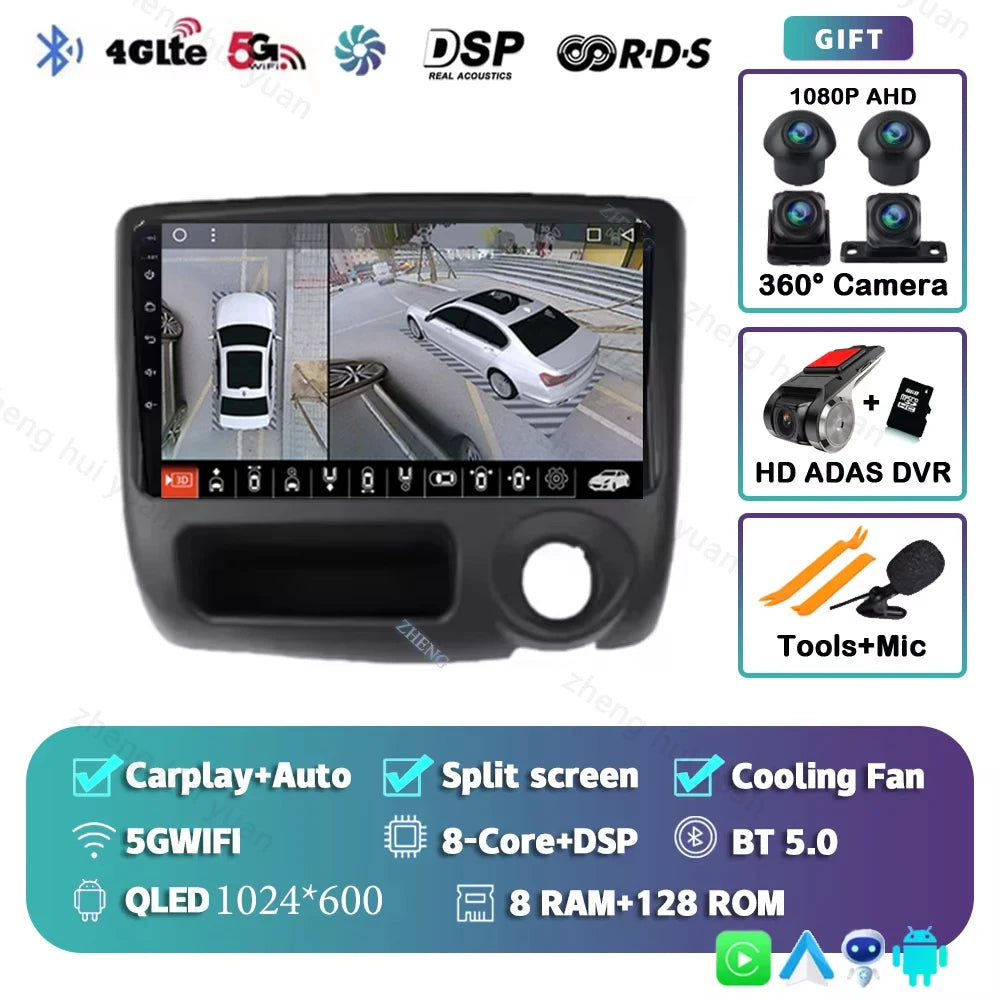 Android 14 For Toyota Vitz Yaris Echo 1999-2005 Carplay Auto Car Radio Multimedia Video Player Navigation GPS No 2Din 2 Din DVD