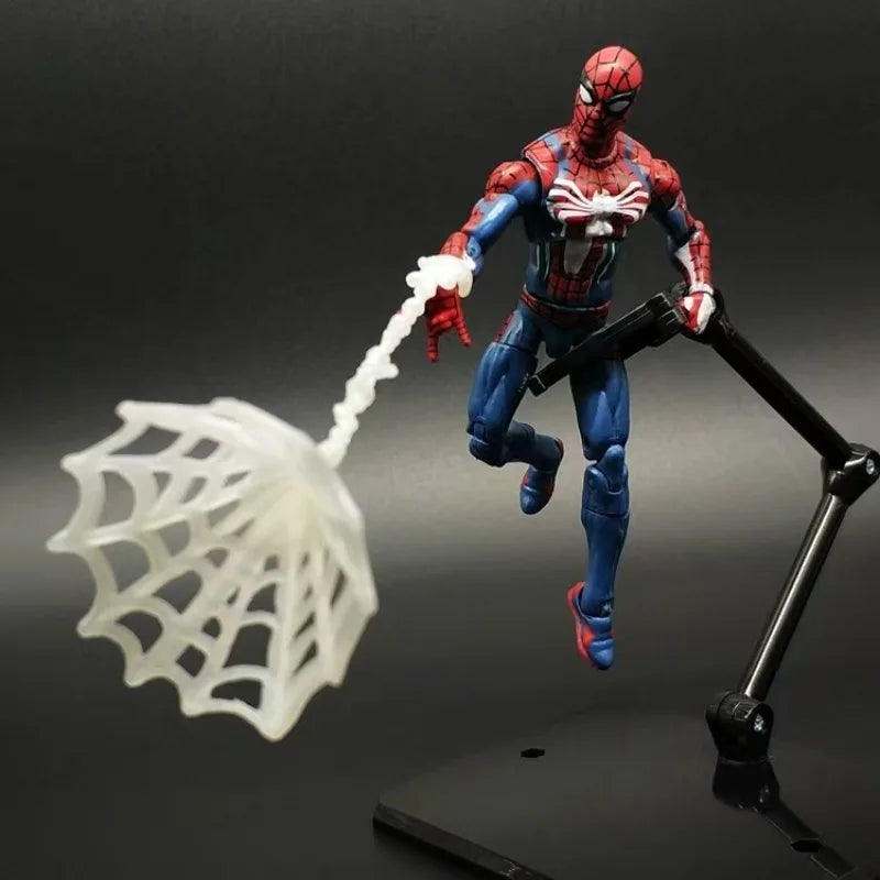 Original Hasbro Marvel GAMER VERSE SPIDER MAN & MISTER NEGATIVE Anime Figures Toy Model Collection
