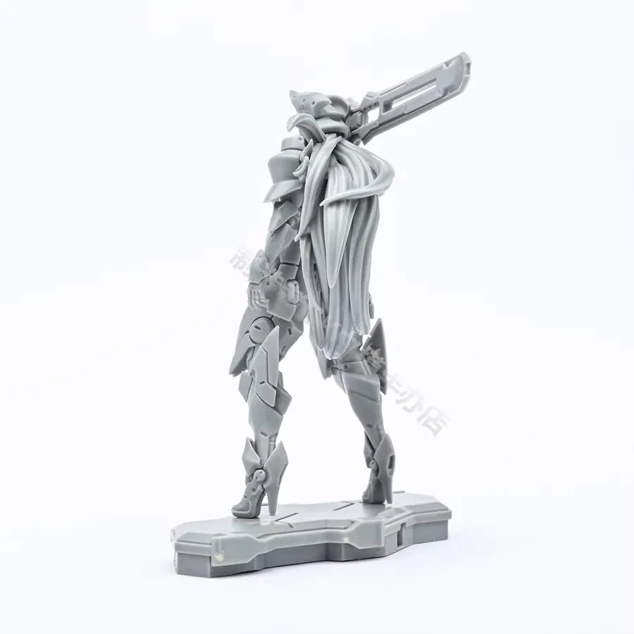 75mm Cast Resin Model Assembly Kit Female Mecha Soldier Model Unpainted NSFW