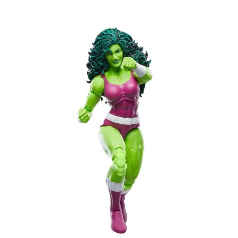 Original Hasbro Marvel Legends Series Retro Card Iron Man SHE Hulk Action Toy Figure
