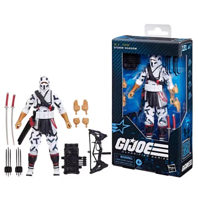 Original Hasbro G.I. Joe Classified Series 131 Storm Shadow Action Figure Collection Toys Ornaments