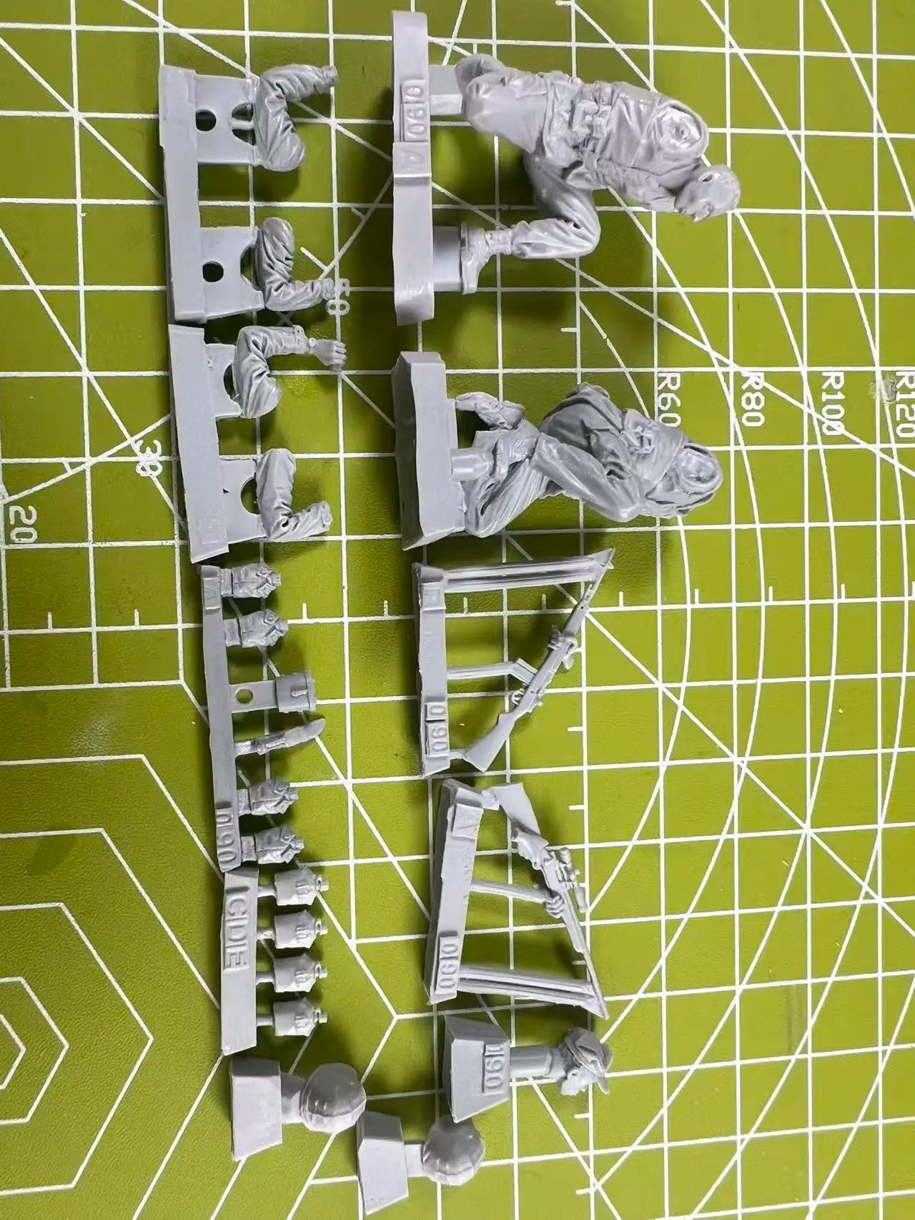 1/35  Resin Model, Scene Model of US Marine Corps Sniper Team, Unpainted Toy