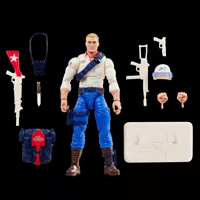 Original Hasbro G.I. Joe Classified Series Retro Cardback USA Duke Anime Figure Toy Collection Model