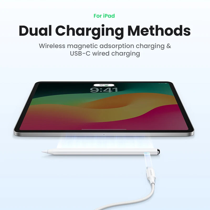 Stylus Pen Tilt  Apple Pencil, Bluetooth Magnetic Wireless Charging Long Battery