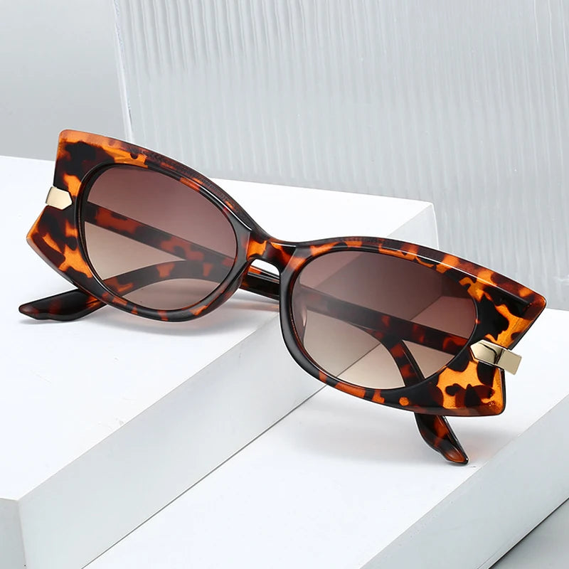 JNPCXI New High Quality Sun Glasses Travel Butterfly Frame Decoration Shades UV400 Punk Retro Sunglasses Eyeglasses for Women