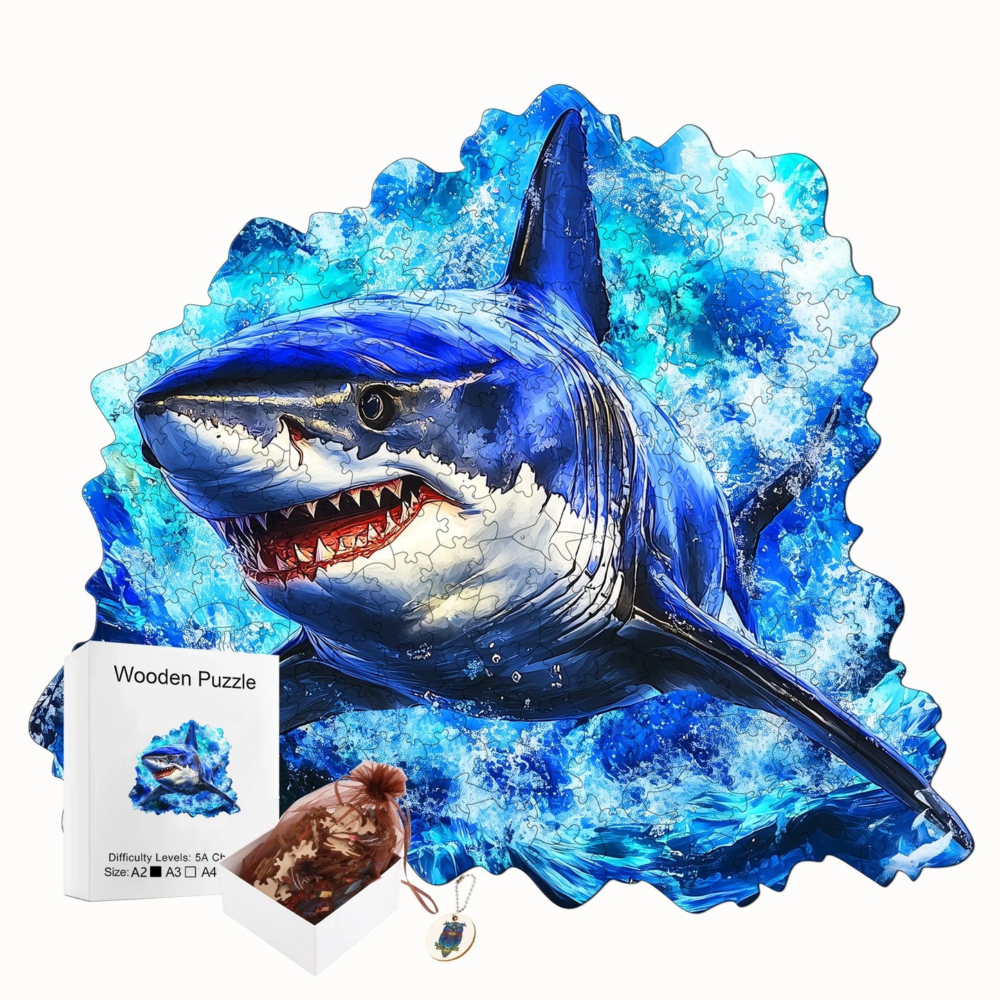 Animal And Human Wooden Jigsaw Puzzle Home Wooden Decor Christmas and Halloween Gift Toy For Teen And Kid