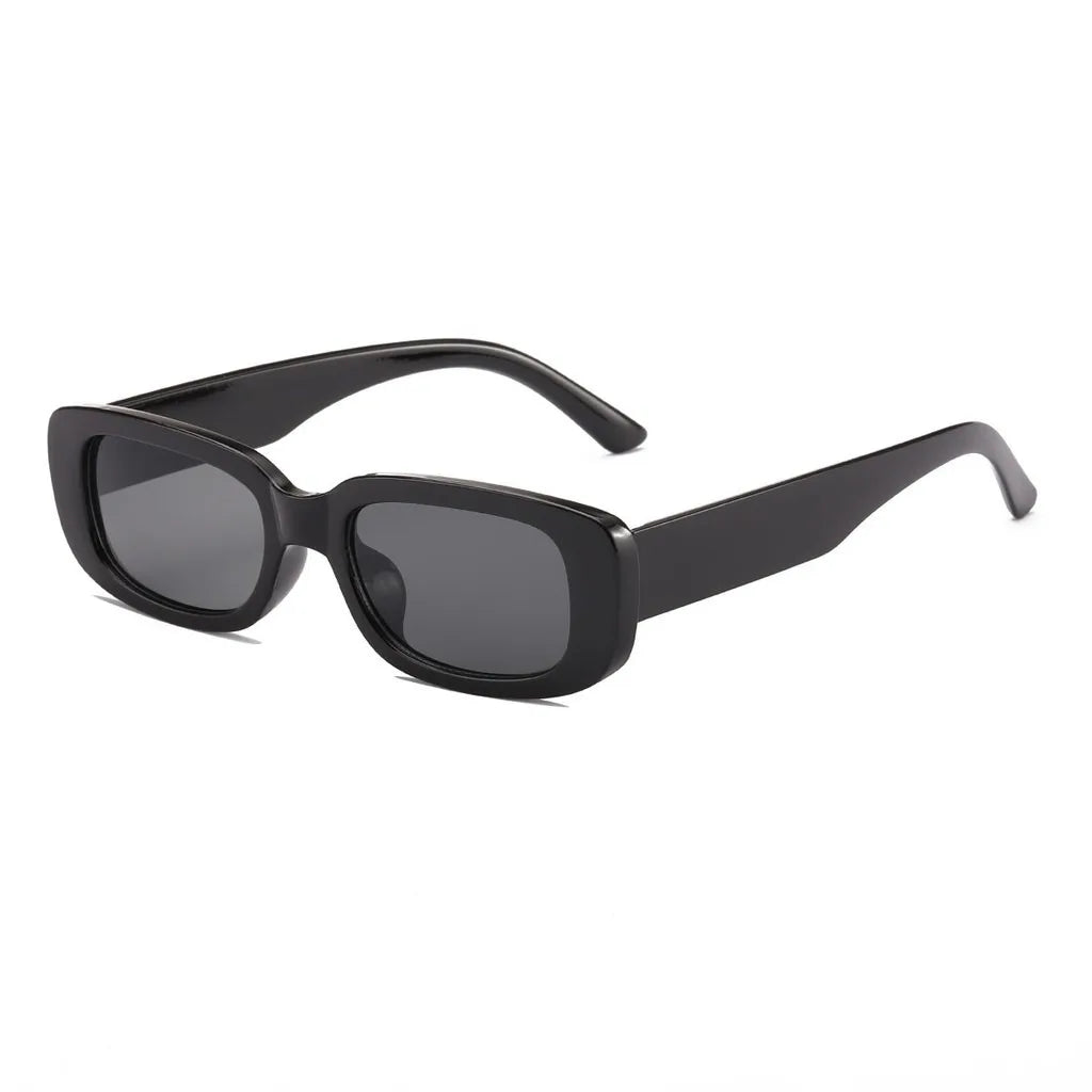 Korean Retro Square Child Sunglasses for Kids Fashion Oval Solid Color Children Eyewear UV400