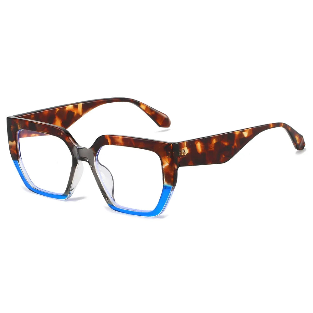 JNPCXI Ins Popular Fashion Square Sunglasses Women Retro Rivets Men Trending Leopard Green Sun Glasses Shades UV400