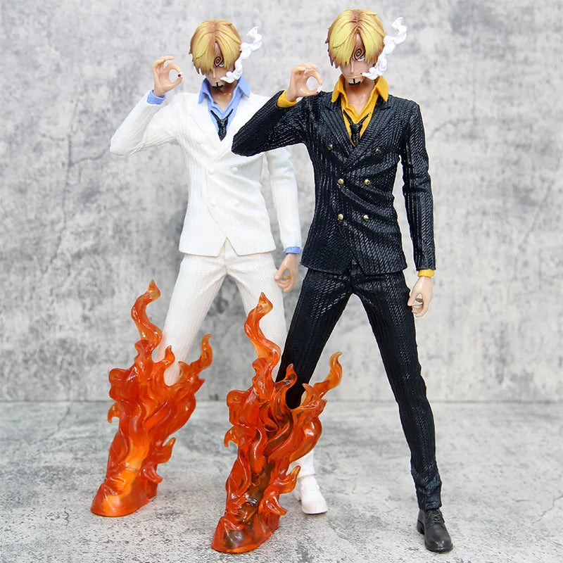 12.6" One Piece Anime Sanji Action Figure Vinsmoke Sanji Figma PVC Model Statue