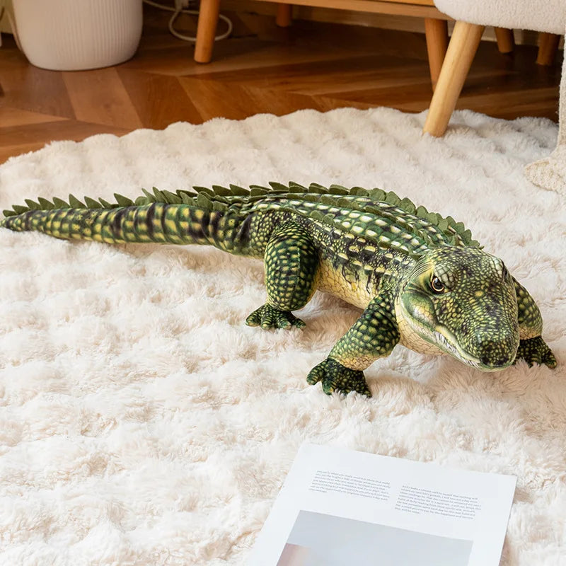 Lifelike Animal Dolls Simulated Crocodile Plush Toys Stuffed Soft Creative Crocodile Birthday Gift For Children Boy Home Decorat