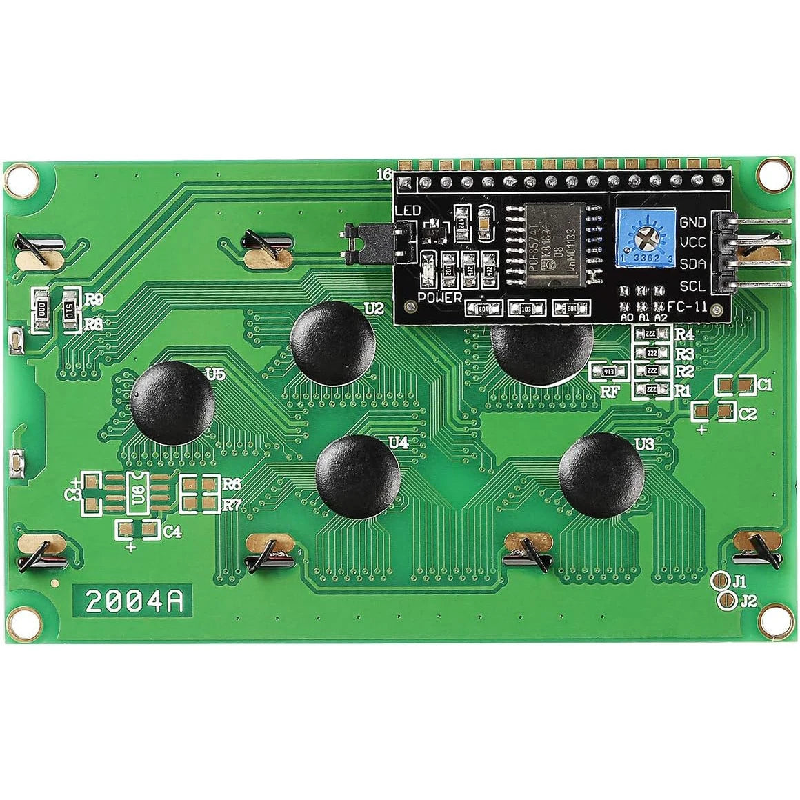 LCD2004+I2C 2004 20x4 2004A Blue/Green screen HD44780 Character LCD /w IIC/I2C Serial Interface Adapter Module for arduino