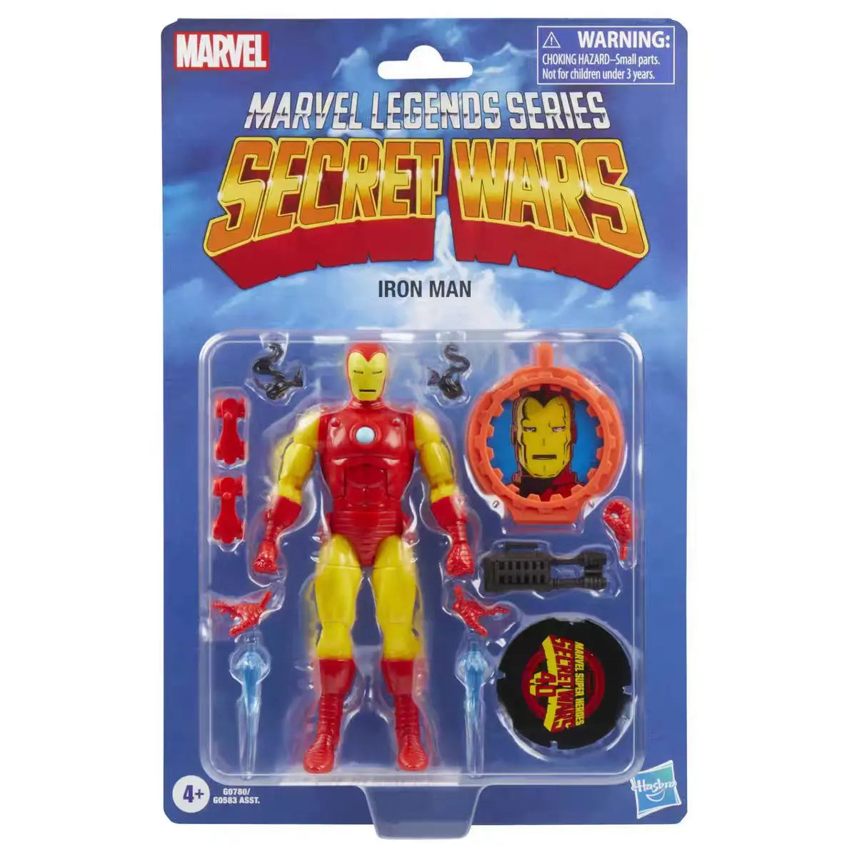 Original Hasbro Marvel Legends Series Secret Wars Iron Man Anime Figure Toy Model Collection