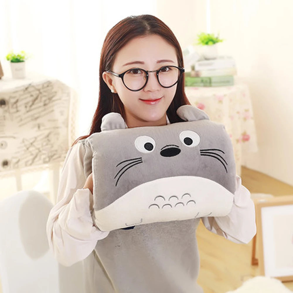 Super Cartoon Cute Nap Pillow Creative Hand Warmer Pillow Cartoon Warm Gloves