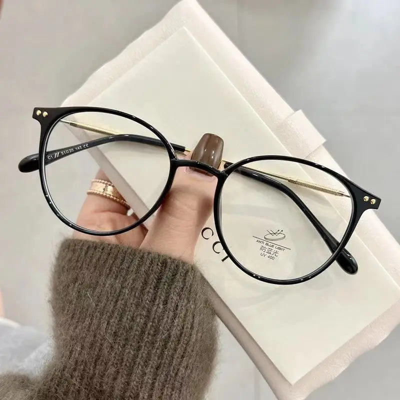 【-50 to -300】Fashion Women myopia glasses graded Anti Radiation Anti blue light Computer glasses with grade