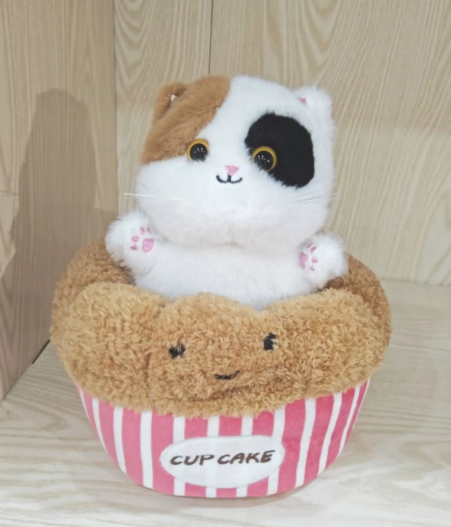 Kawaii Cat Plush Doll Toy Kitten's den Cartoon Ragdoll Cat Lucky Cat Siamese Cat Kitten  Stuffed Soft Animal Doll Gifts