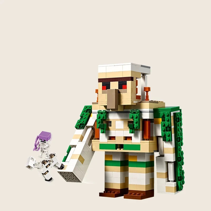 MC Suitable The Irons Golemer Fortress Diy Moc Model Building Blocks Bricks Toys